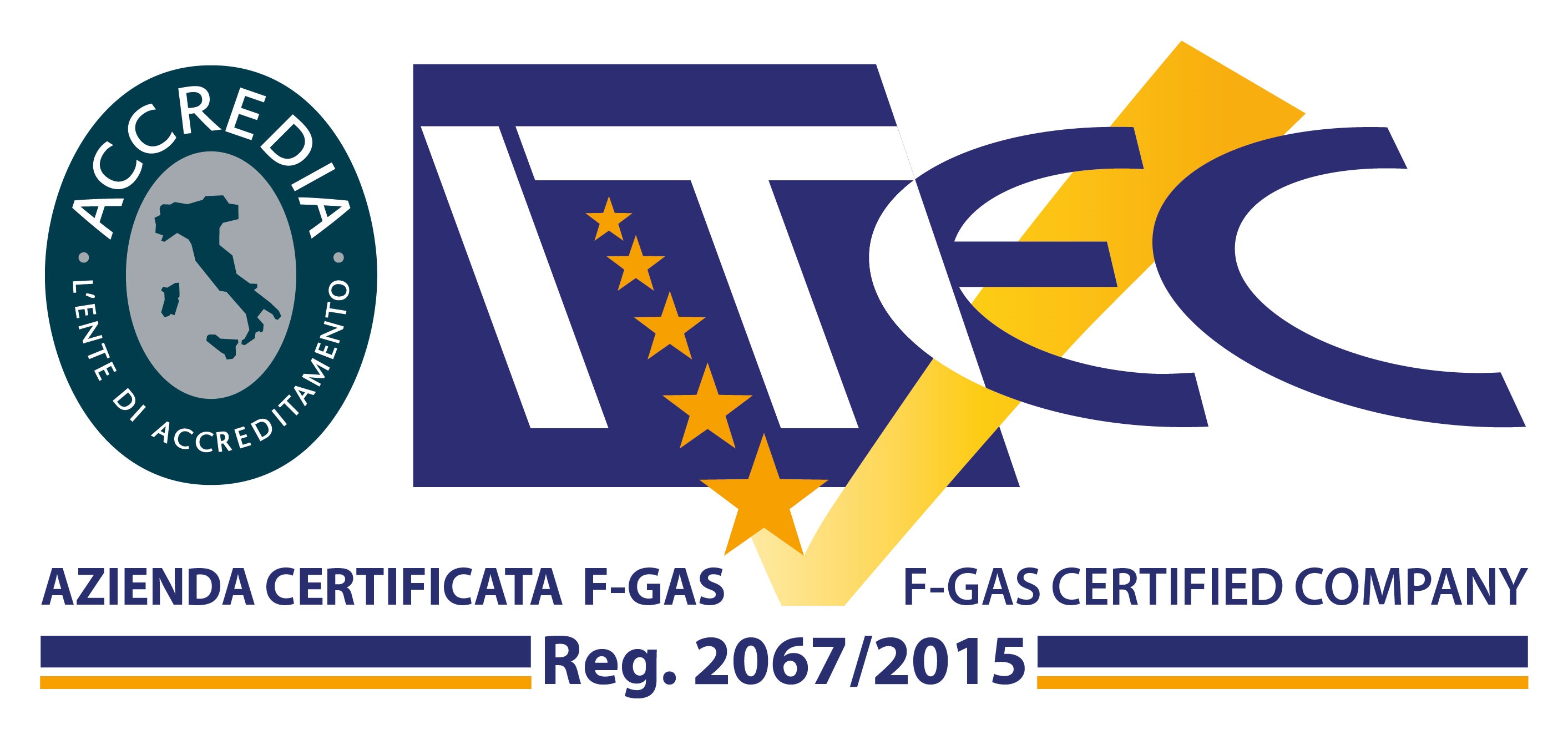 Da oggi con l'ente certificatore ITEC per Fgas